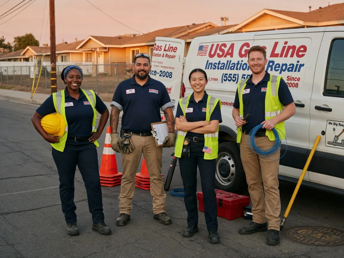 Gas Line Installation company in Montezuma, IN